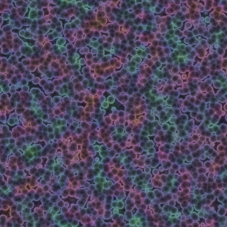 Seamless illustration pattern of germs and bacteria. Beautiful abstract background. The concept of healthcare and medicine.の写真素材