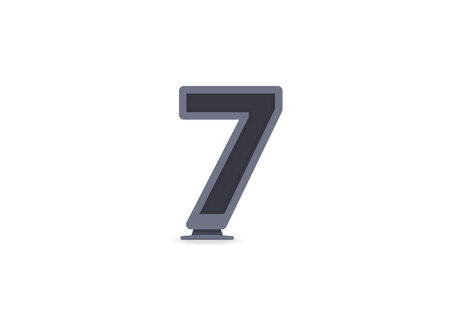 71 vector number design. For logo, brand label, design elements, corporate identity, application...