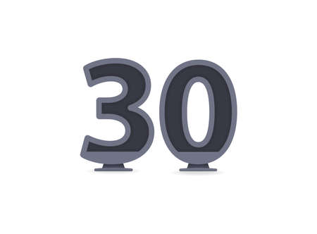 99 vector number design. For logo, brand label, design elements, corporate identity, application etc. Isolated vector illustrationのイラスト素材