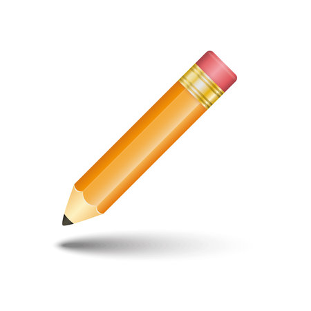Pencil. Orangeのイラスト素材