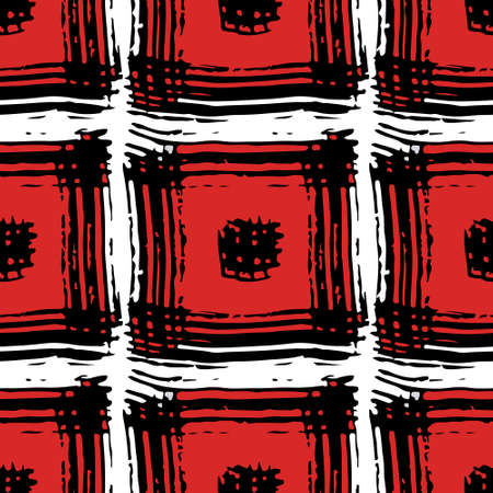 The pattern of red squaresのイラスト素材