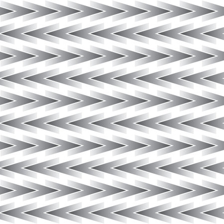 The pattern of geometric shapes of steel. Moving rows. The shape of the arrow. The pattern on a...