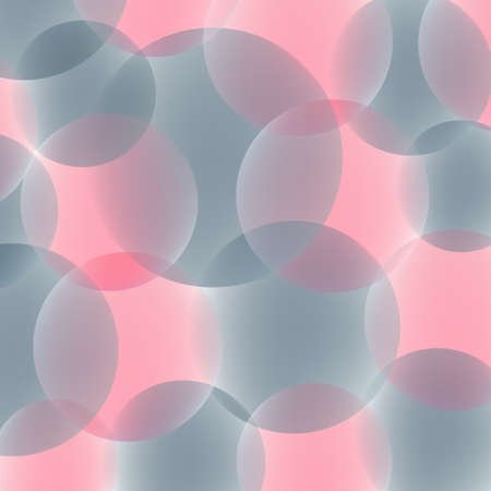 Abstract background of the balls of pink and gray. Translucent orbs. Reflections of light on the ball. Gentle colors.のイラスト素材