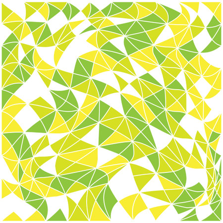 Abstract background of distorted figures. The distortion of space. Fresh mood. Spring and summer.のイラスト素材