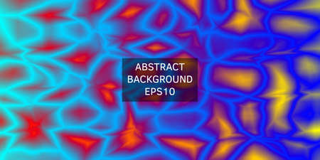 Bright original background with geometric shapes. The movement of colors and shapes. Contrast.のイラスト素材