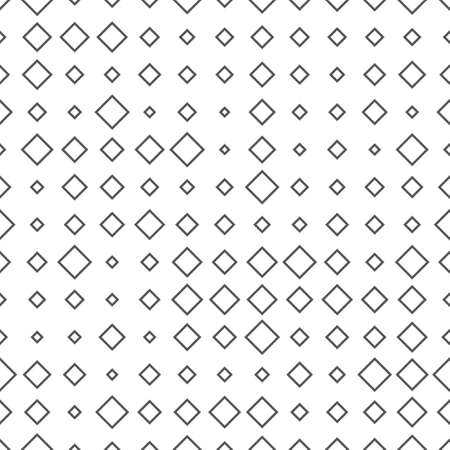 Gray rhombus on a white background. Seamless image. The illusion of movement. Vector pattern.のイラスト素材