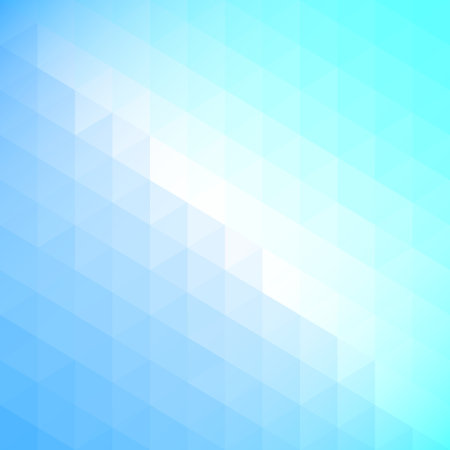 The pattern of triangles in the polygon style. Cold shades.