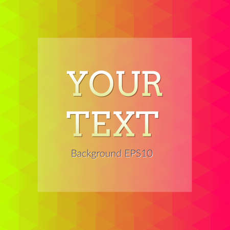 Abstract pattern of geometric shapes in a polygonal style. Space for text in the center. A glass darkly.のイラスト素材