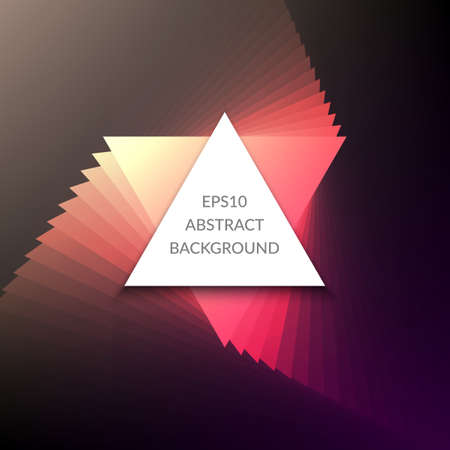 Original on an abstract background with triangles. White empty space.のイラスト素材