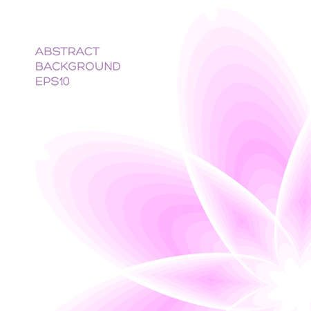 Abstract background with pink flower. White empty space.のイラスト素材