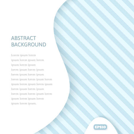On an abstract background with a geometric pattern in shades of blue and gray. White empty space for text. Cold tone. The pattern of stripes.のイラスト素材