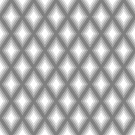 Abstract seamless pattern with geometric shapes in shades of gray. The original geometric background.のイラスト素材