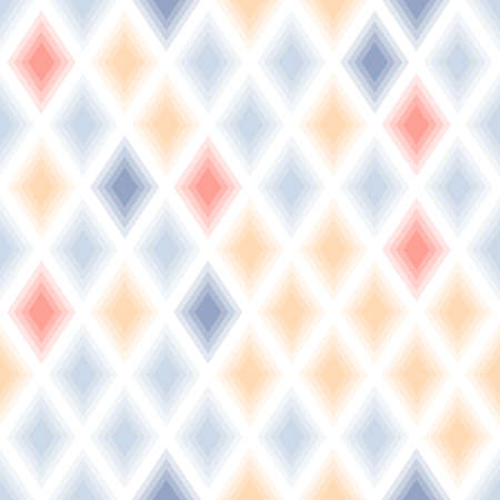 Abstract seamless pattern with colorful geometric shapes. The original geometric background.のイラスト素材
