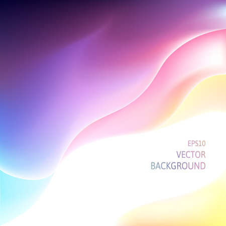 Abstract background with bright three-dimensional shape. Color transitions.のイラスト素材
