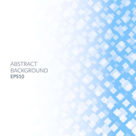 Abstract bright background with set of square shapes. Geometric pattern.のイラスト素材