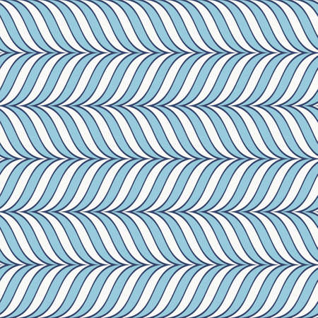 Abstract seamless pattern with set of wavy elements. Original background.のイラスト素材