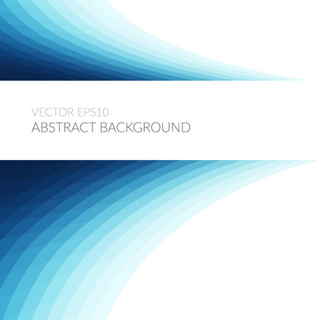 Abstract background with an original layered geometric pattern. Beautiful shades of blue.のイラスト素材