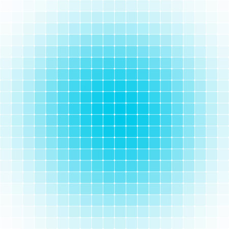 Abstract geometric background with volumetric space inside. Shades of the sky.のイラスト素材