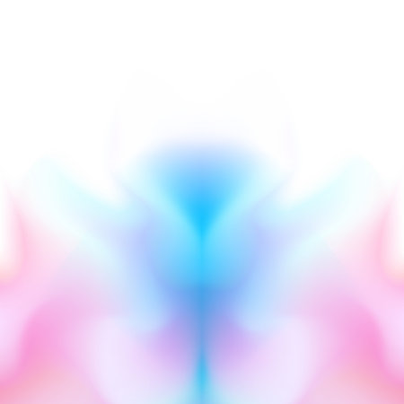 Abstract background with blurred moving shapes. Bright colors.のイラスト素材