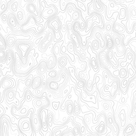 Abstract background with grey lines on a white background. Lines on a map. Monochrome image.のイラスト素材
