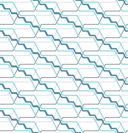 Abstract seamless pattern with angular lines. Structure of geometric shapes.のイラスト素材