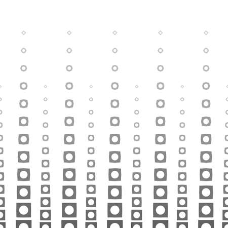 Abstract seamless pattern of geometric shapes. Dithered colors in the image.のイラスト素材