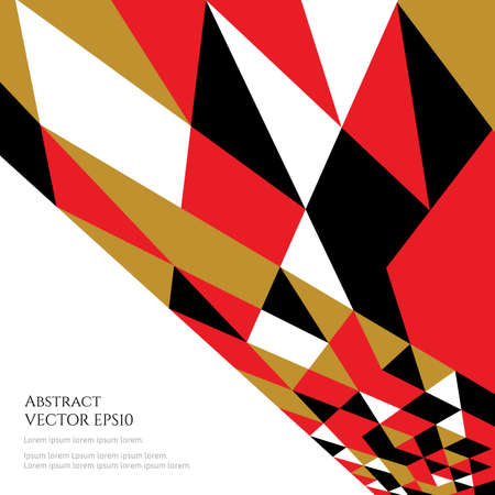 An abstract template for text. Bright contrasting colors.のイラスト素材