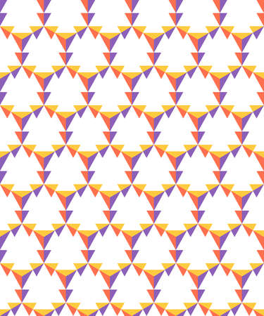 Seamless three-dimensional pattern of triangles. Geometric texture.のイラスト素材