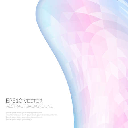 Abstract geometric background. Movement of abstract forms.のイラスト素材