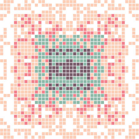 Abstract seamless background tile squares. Floor and wall coverings.のイラスト素材