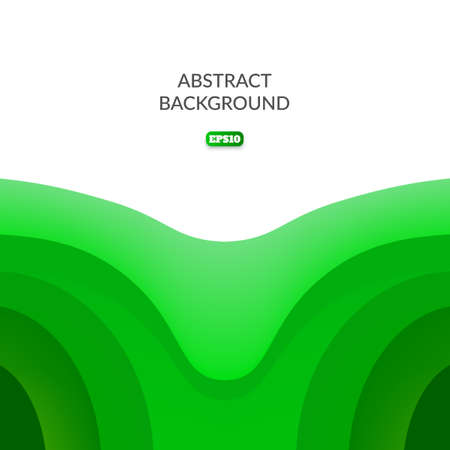 Abstract background with layers of undulating shapes. White space for text.のイラスト素材