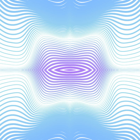 Abstract background with curved lines and shapes. Distortion of space.