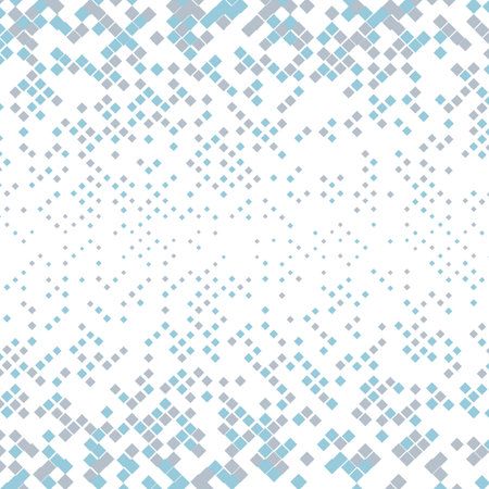 Abstract design with geometric semi tones.のイラスト素材