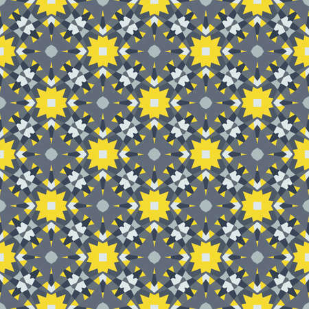 Abstract seamless pattern from Crystal faces. Structure of geometric shapes.のイラスト素材