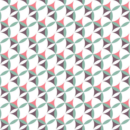 Abstract seamless pattern. Sacred flowers. Stylized elements.のイラスト素材