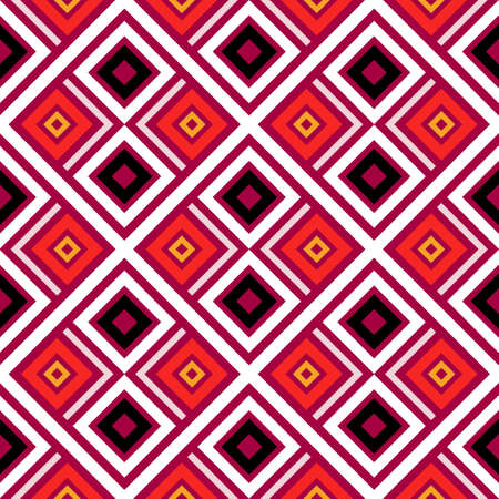 Lines and square abstract pattern.のイラスト素材