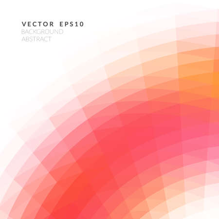 Abstract background of distorted geometrical shapes. The curvature of space. Flowing lines.のイラスト素材