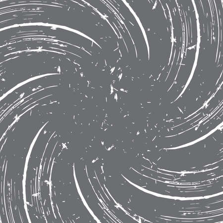 Abstract texture with spiral of lines and stains. Concentration in the center of the image.のイラスト素材