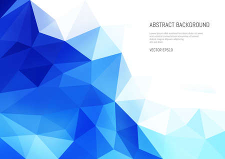 Abstract background in the polygonal style. The surface of the triangles.のイラスト素材