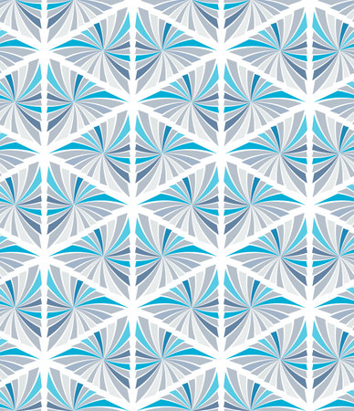 Abstract seamless pattern of triangles. Geometric texture.