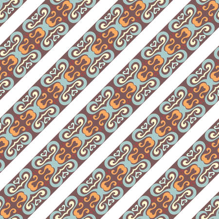 Abstract seamless pattern in a classic style.のイラスト素材