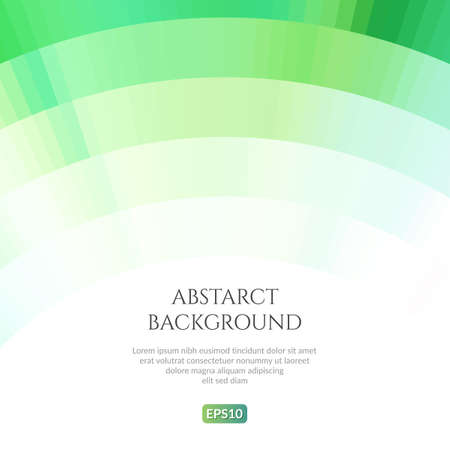 Abstract background with geometric patterns. Bright and fresh shades of green.のイラスト素材