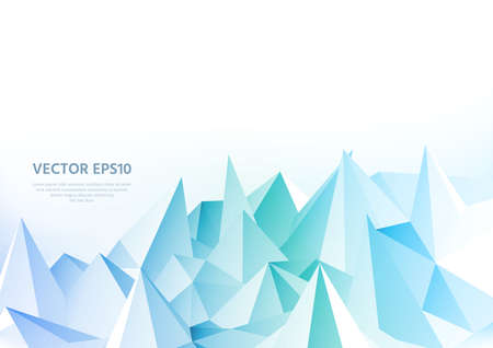 Abstract background with large shapes. The texture of the triangles.のイラスト素材