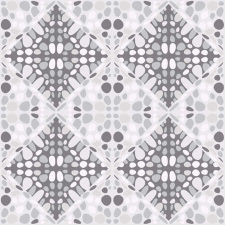 Abstract seamless pattern of spots. Geometric texture.のイラスト素材
