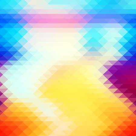 Abstract hipsters pattern with bright colored rhombus. Geometric background rainbow color.のイラスト素材