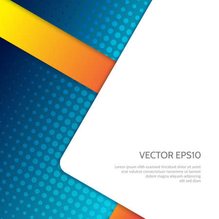 Abstract background with the effect of three-dimensional layers. Space for text.のイラスト素材