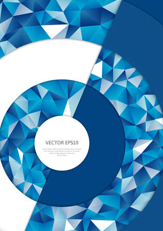 Abstract background with a polygonal pattern.のイラスト素材