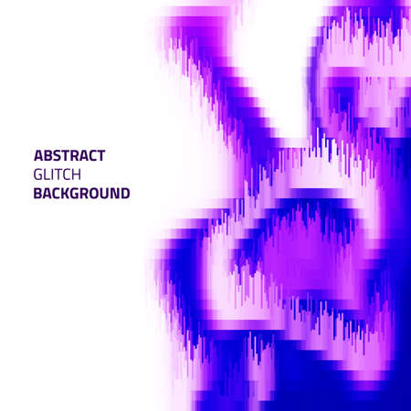 Abstract ultraviolet background of many shapes. Bright colors.のイラスト素材