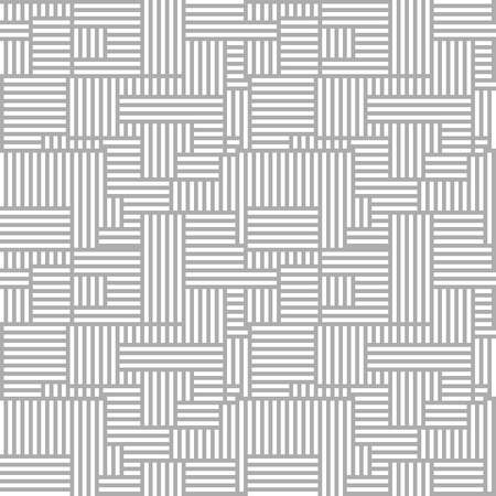 Abstract seamless background of rectangular shapes. Vector geometric lines pattern. Pattern for textiles and packaging. Modern technology in everyday life. Geometric mosaic. Straight lines and labyrinths.のイラスト素材