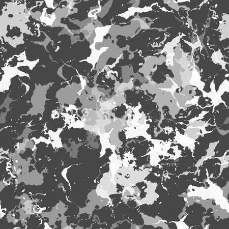 Monochrome spray paint. Seamless pattern with spots and divorces. Vector abstract background for your design.のイラスト素材
